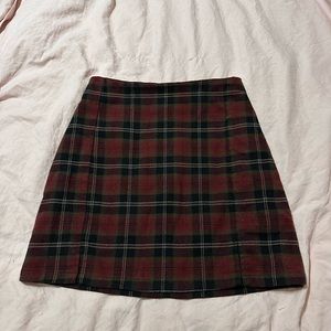 brandy melville john galt plaid skirt